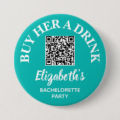 Kaufen Sie ihr einen Drink Junggeselinnen-Abschied Button (Vorderseite)