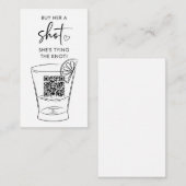 Kaufen Sie ihr einen Schuss Sie bindet den QR-Code Begleitkarte (Vorne/Hinten)