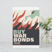 Kaufen Sie jetzt Kriegsanleihen. Briefpapier (Stehend Vorderseite)