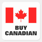 Kaufen Sie kanadische kleine Aufkleber mit Flagge  (Vorderseite)