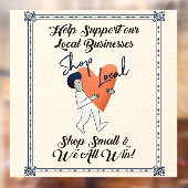 Kaufen Sie kleine Support-Unternehmen vor Ort Fensteraufkleber (Blatt 2)