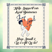 Kaufen Sie kleine Support-Unternehmen vor Ort Fensteraufkleber (Blatt 3)