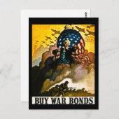 Kaufen Sie Kriegsanleihen Vintag Postkarte (Vorne/Hinten)