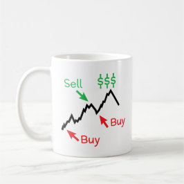Kaufen Sie Low Sell High T - Shirt - Stock Trader Kaffeetasse