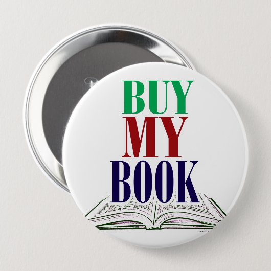 Kaufen Sie meinen Buch-Knopf Button (Vorne & Hinten)