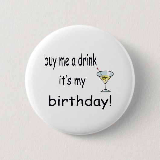 Kaufen Sie mich ein Getränk Button (Vorderseite)