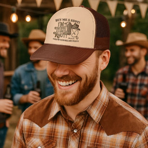 Kaufen Sie mir eine Shot Tying Knot Cowboy Bachelo Truckerkappe