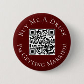 Kaufen Sie mir einen Drink Bride Junggeselinnen-Ab Button (Vorderseite)