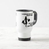 Kaufen Sie nicht einfach eine lustige Schlägerei o Reisebecher (VorderseiteRechts)