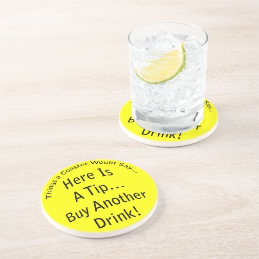 Kaufen Sie noch einen Drink Untersetzer (Seite)