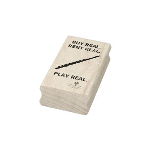 Kaufen Sie Real Flute Musical Instrument Tech Gummistempel
