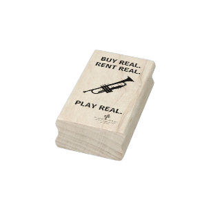 Kaufen Sie Real Trumpet Musical Instrument Tech Gummistempel