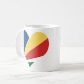 Kaufen Sie Seychellen-Flagge Kaffeetasse (Vorderseite Links)
