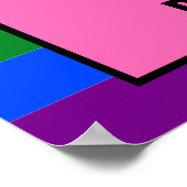 Kaufen Sie sich nicht aus der Regenbogenflagge von Poster (Ecke)