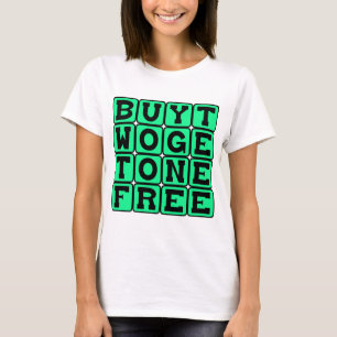 Kaufen zwei erhalten eine gratis, schwanger mit Tr T-Shirt