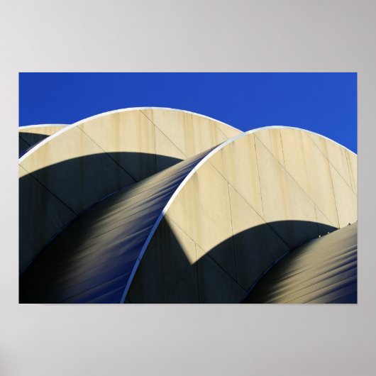 Kauffman Center Curves and Shadows Poster (Vorne)