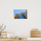 Kauffman Centre Blue Curves, Kansas City Poster (Küche)