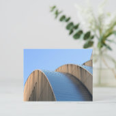 Kauffman Centre Blue Curves, Kansas City Postkarte (Stehend Vorderseite)