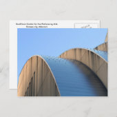 Kauffman Centre Blue Curves, Kansas City Postkarte (Vorne/Hinten)