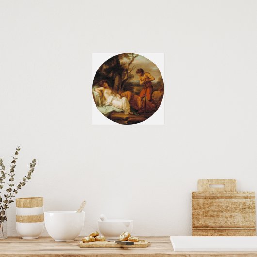 Kauffman - Cymon und Iphigenia Poster (Küche)