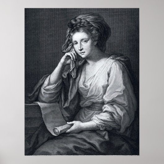 Kauffman - Skizze einer Frau Poster (Vorne)