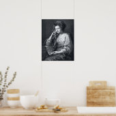 Kauffman - Skizze einer Frau Poster (Küche)
