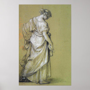 Kauffman - Studie einer stehenden Frau Poster