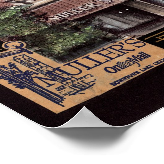 Kaufhaus Mullers Poster (Ecke)