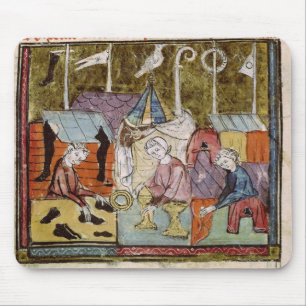Kaufleute beim Lendit angemessenes nahes St Denis Mousepad