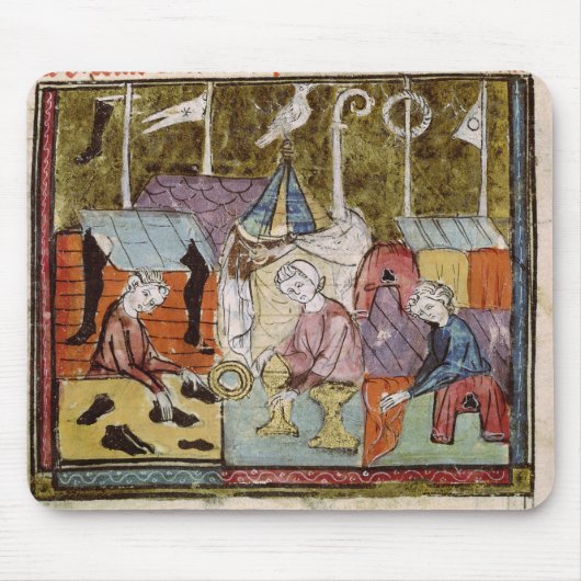 Kaufleute beim Lendit angemessenes nahes St Denis Mousepad (Vorne)