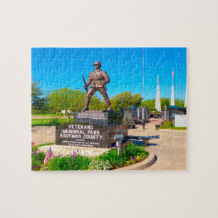 Kaufman Landkreis Veterans Memorial Normandie Fran Puzzle