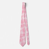 Kaugummi-Blumen-Batik Krawatte (Vorderseite)