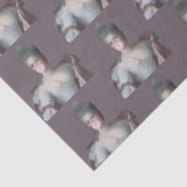 Kaugummi Diva blasen ein rosa Kaugummi Seidenpapier (Detail)