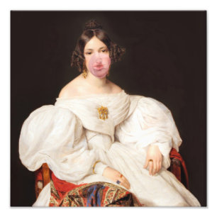 Kaugummi-Diva Fotodruck
