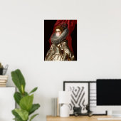 Kaugummi Diva in einer Nackenruppe Poster (Heimbüro)
