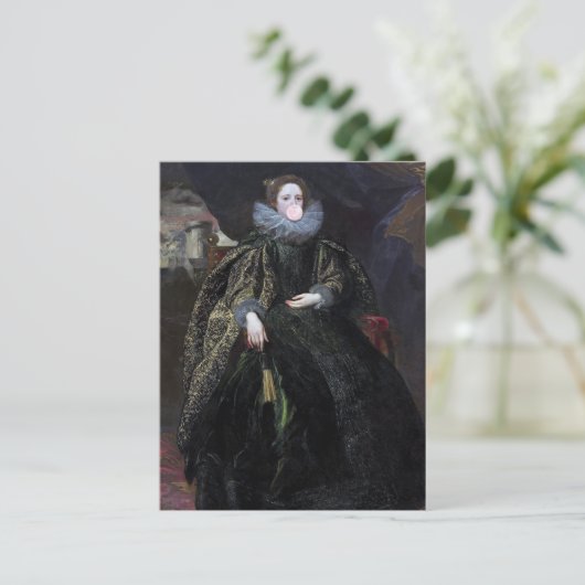 Kaugummi Diva Marchesa Postkarte (Stehend Vorderseite)