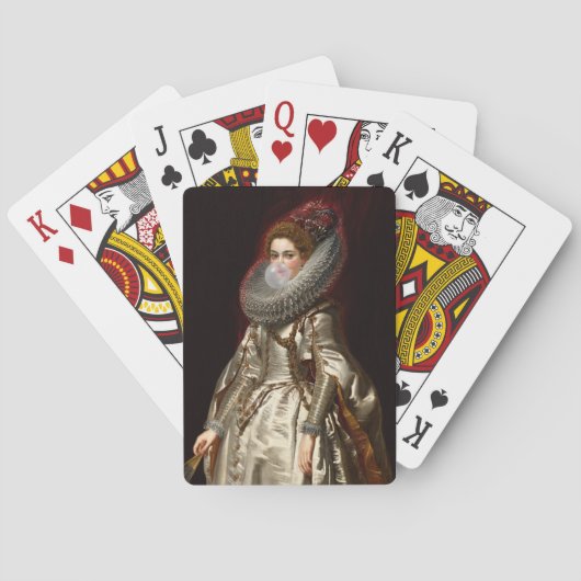 Kaugummi Diva Marchesa Spielkarten (Rückseite)