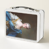 Kaugummi Diva mit Blauer Schmetterling Metall Brotdose (Rückseite)