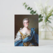 Kaugummi Diva mit Blauer Schmetterling Postkarte (Stehend Vorderseite)