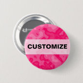 Kaugummi-Fabrik-Unfall Button (Vorne & Hinten)