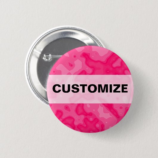 Kaugummi-Fabrik-Unfall Button (Vorne & Hinten)