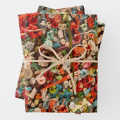 Kaugummi Geschenkpapier Set (Beispiel)
