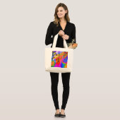 Kaugummi große Tasche (Vorderseite (Model))