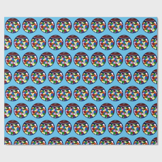 Kaugummi, Kaugummi Geschenkpapier (Flach)