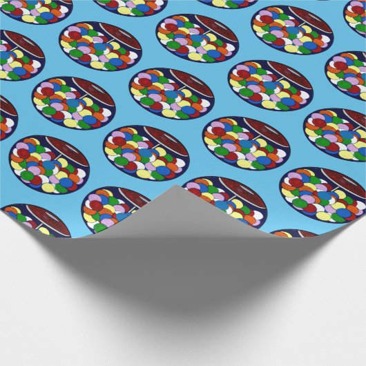 Kaugummi, Kaugummi Geschenkpapier (Ecke)