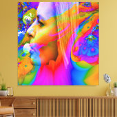 Kaugummi Leinwanddruck (Insitu (Wohnzimmer))