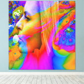 Kaugummi Leinwanddruck (Insitu (Holzboden))