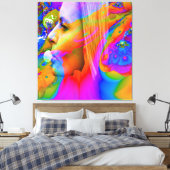 Kaugummi Leinwanddruck (Insitu (Schlafzimmer))