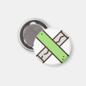 Kaugummi Magnet (Vorderseite/Rückseite)