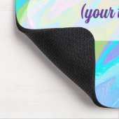 Kaugummi-Marmor-Textur-Flüssiglack-Mischung Mousepad (Ecke)